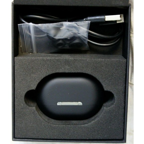 Ture Wireless Stereo Earbuds Black Wireless Headset w/ Case Accessories Model A1 - Picture 8 of 12